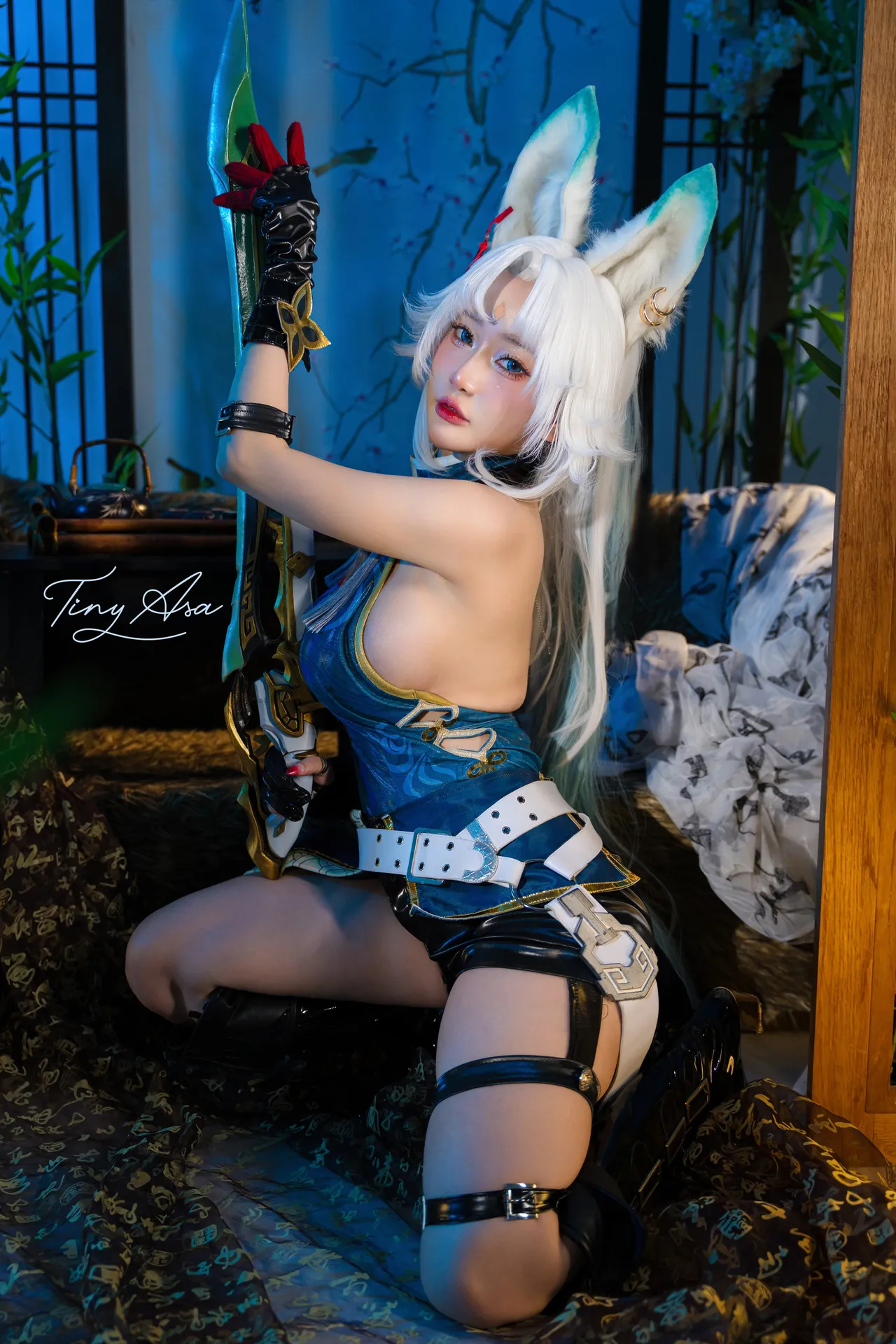 Tiny Asa アサ (tiny.asababy) cosplay Feixiao - HonkaiStar Rail-erohere6.webp